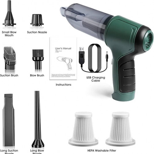 MINI ASPIRADORA 3 EN 1 VACUUM PROFESIONAL