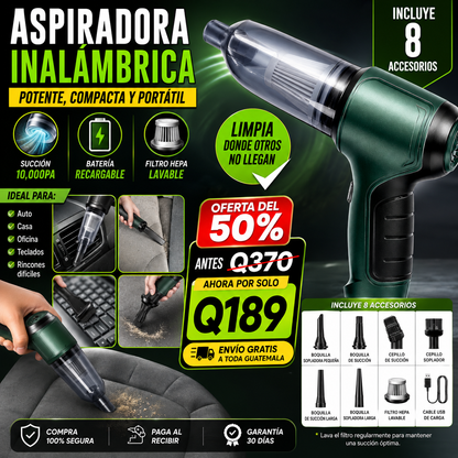 MINI ASPIRADORA 3 EN 1 VACUUM PROFESIONAL
