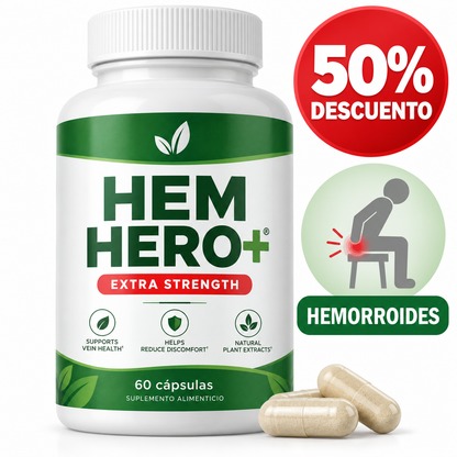 HEM Hero Hemorroides | Elimínalas de Raíz